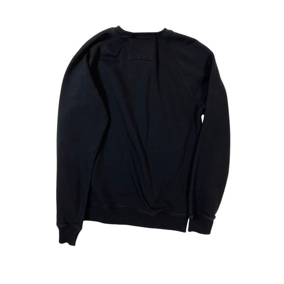 Quicksilver Embroidered Crewneck Men's Small Y2k 90's Black Silver - Picture 4 of 6